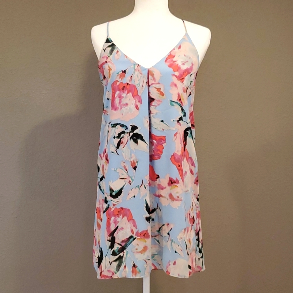 Eight Sixty Floral Print Dress - Size Small